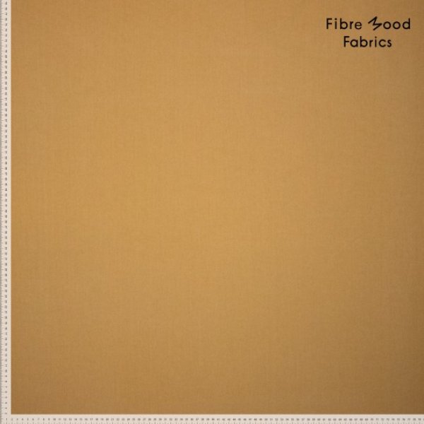 Fibre Mood, Webware Baumwolle Poplin stone washed, ocker